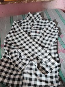 Checked Shirt m size used