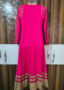 Pink Embroidered Kurta Set