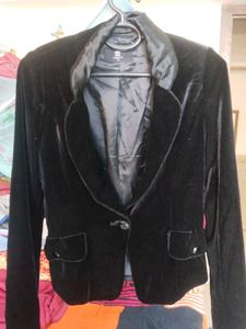 Black Velvet Imported Blazer