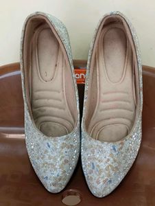 Sparkly Ballerinas used only once 24 cm N 9.5 Inch