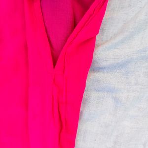 Rangmanch Pink Mirror Work Kurti