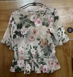 Sassafras Multicoloured String Detailed Top