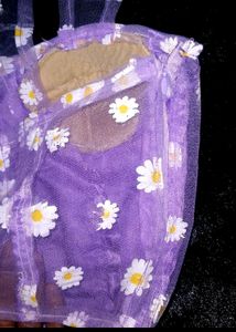 Lavender Corset / Custom stitched