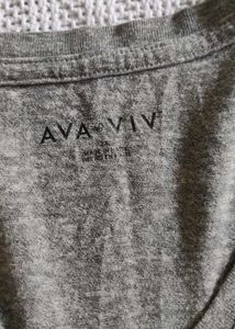 Gray V-Neck T-Shirt