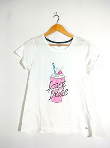 White Printed T Shirts