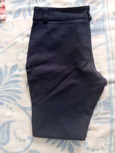 Navy Blue Slim Fit Pants