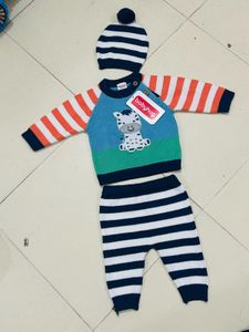 Cute Babyhug Knit Set