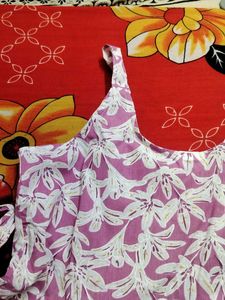 Floral Print Sleeveless Dress