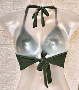New Piece Dark Green Bikini 👙 Top/ Fixed Price