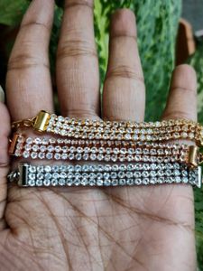 Sparkling Adjustable Bracelet Set