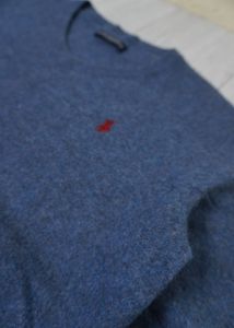 Ralph Lauren Blue V-Neck Sweater