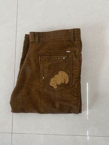 Men’s Baggy Corduroy Pants – Brown