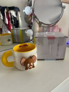 NEW With Tag Tom & Jerry MAGNETIC Ceramic Cup