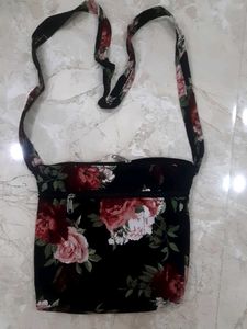 Beautiful Floral Design Slingbag.