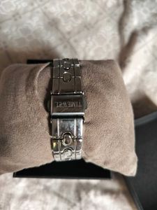 🇯🇵Timewel Rhinestone Studded Silver Watch