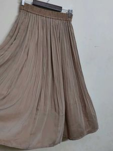 Pleated Midi Skirt