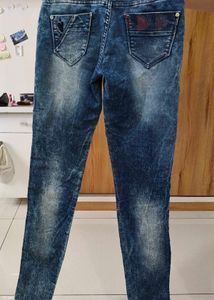 Y2k Washed Skinny Fit Jeans