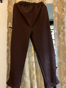 Brown Ribbon Accent Pants