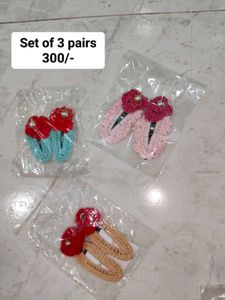 Cute Hair Clips (Set of 3)