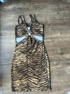 HnM Tiger Print Bodycon Dress