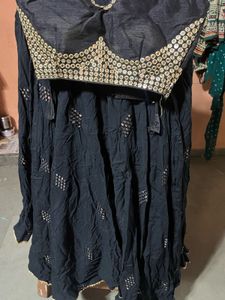 Black Navratri Chaniya Choli