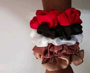 Silk Scrunchie Set  (Pack 5)