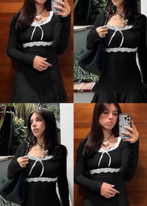 Old Money Black Short Dress