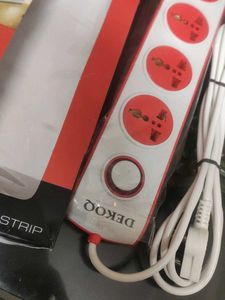 Extension Board 4 Socket 1 Switch