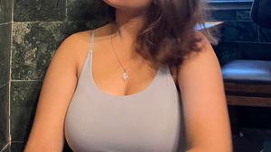 Padded Grey Skin Fit Top