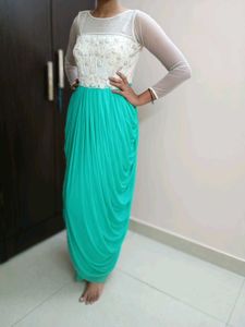 Stylish Ethnic Gown With Pant