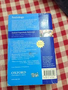 Oxford Sociology Dictionary