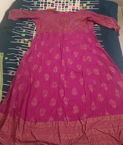 Pink Printed Kurta