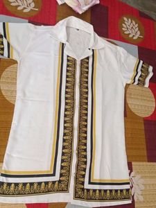 Vintage-Style Patterned Shirt