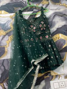 Bottle Green Shrara Set