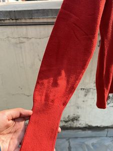 Women Sweater (Brick Colour)