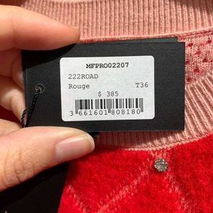 Chic Red Patterned Mini Dress