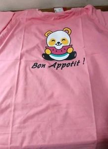 Cute Panda 'Bon Appetit' Tee