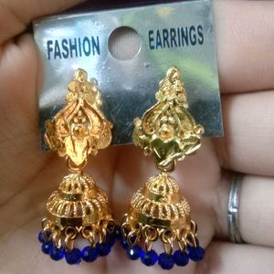 Blue 💙 Jhumki For Ladies