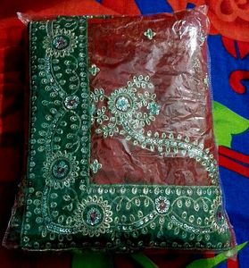 Offer ₹179//Bridal Saree // Star Worked// Peticot