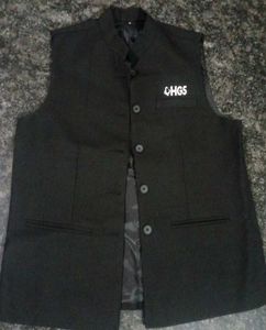 Black Formal Waistcoat