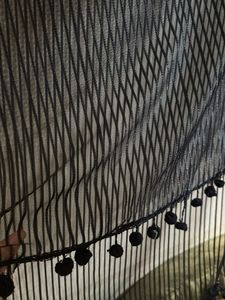 Black Striped Dupatta