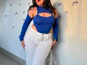 Blue Cutout Bodysuit Top