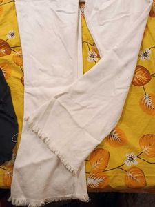 White Flare Leg Jeans