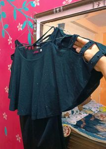 Sparkly Black Party Top
