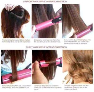 2 In 1 Hair Straightener N Curler