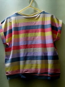 🌈Friends Striped Top