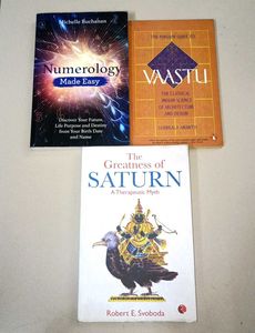 Numerology, Vaastu, & Saturn Books - Set of 3