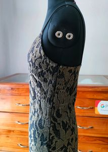 Lace Overlay Slip Dress