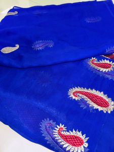 Royal Blue Beautiful Saree