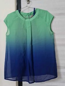 Ombre Sheer Top